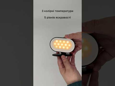 Настінний акумуляторниій сенсорний LED світильник з ДУ та обертанням на 360° овальний чорний
