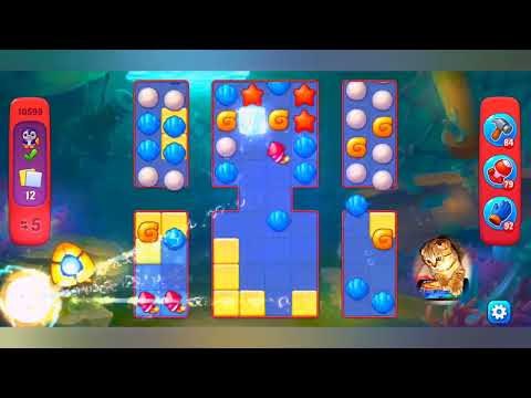 фишдом 2022 # 10599 уровень - прохождение без бустеров # Fishdom,  10599  level - no Boosters.