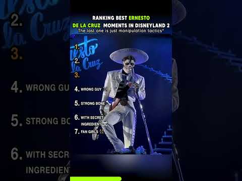 Best Ernesto De La Cruz Moments In Disneyland 2 #usa #coco #disneyland