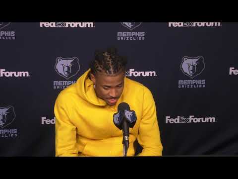 MEMvOKC: Ja Morant postgame 12.20.21