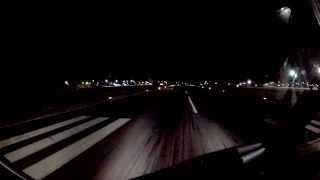 preview picture of video 'Corfu, LGKR Cockpit view landing rwy 35 at night'