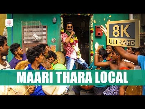 Maari Thara Local 8K/4K Video Song | Maari | Dhanush | Anirudh Ravichander