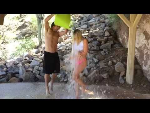 Dakota did the ALS ice bucket challenge 