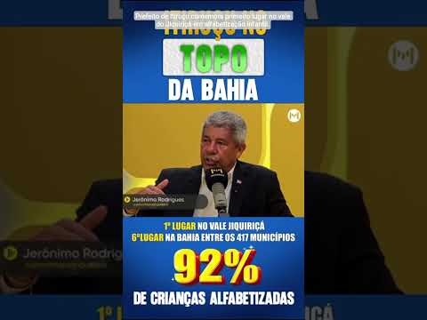 Itiruçu conquistar o 1º lugar no ranking de alfabetização do Vale do Jiquiriçá