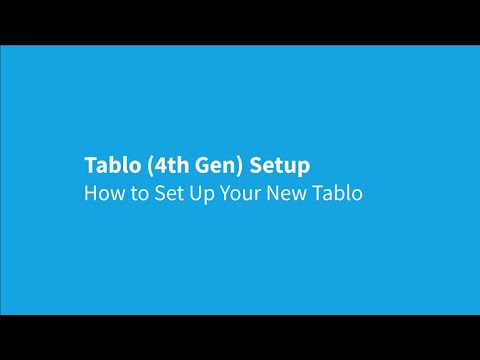 Tablo 4th Gen DVR - Complete Guide - How To Set Up Your Tablo