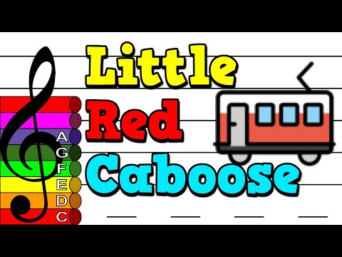 Little Red Caboose - Treble Clef Boomwhacker Play Along
