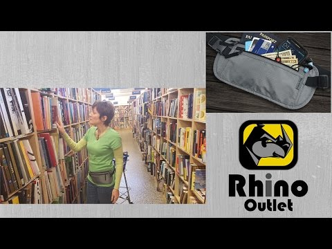 RFID Blocking Money Belt Travel Wallet - No Scans of CC Chips