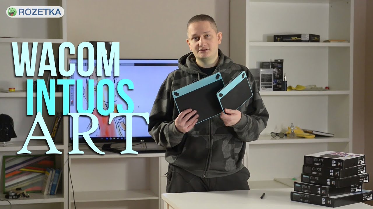 Графический планшет Wacom Intuos Art Creative Pen&Touch (M), Blue