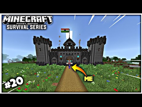 it's Subh Gaming - I build a castle in Minecraft pe #20 |Minecraft pe Survival series