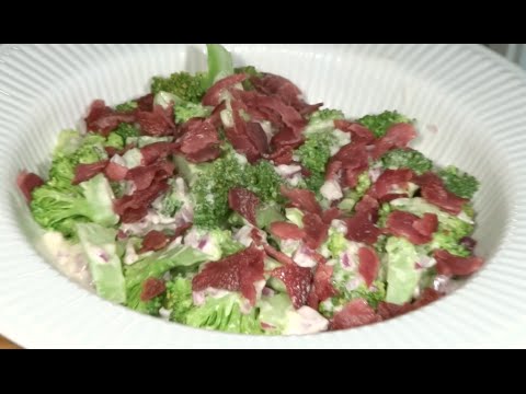 Salade américaine brocoli, lardon fumé  & mayo - Recette # 95
