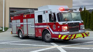 Vancouver Fire Rescue Services - Squad 15 & Rescue 15 Responding