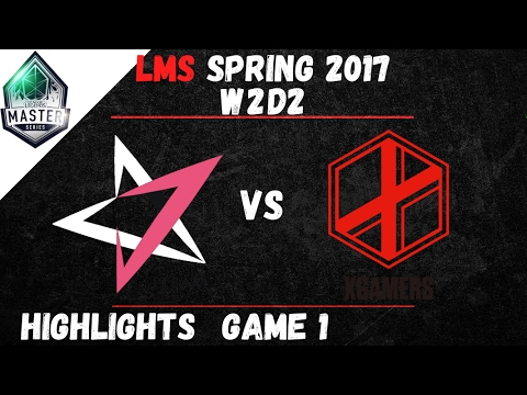 JT vs XG Highlights Game 1 LMS Spring W2D2 2017 J Team vs eXtreme Gamers