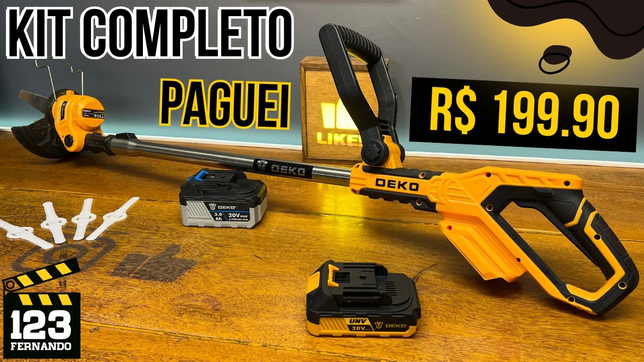 CHEAP, SUPER LIGHT, SMALL AND CORDLESS DEKO GRASS TRIMMING. DOES IT DELIVER WHAT IT PROMISES?