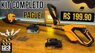 CHEAP, SUPER LIGHT, SMALL AND CORDLESS DEKO GRASS TRIMMING. DOES IT DELIVER WHAT IT PROMISES?