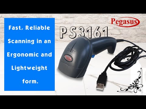 Pegasus PS3161 2D Wired Barcode Scanner 