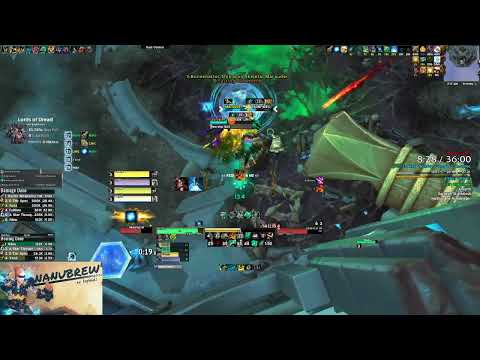 +25 Necrotic Wake Fortified Encrypted Brewmaster Gameplay