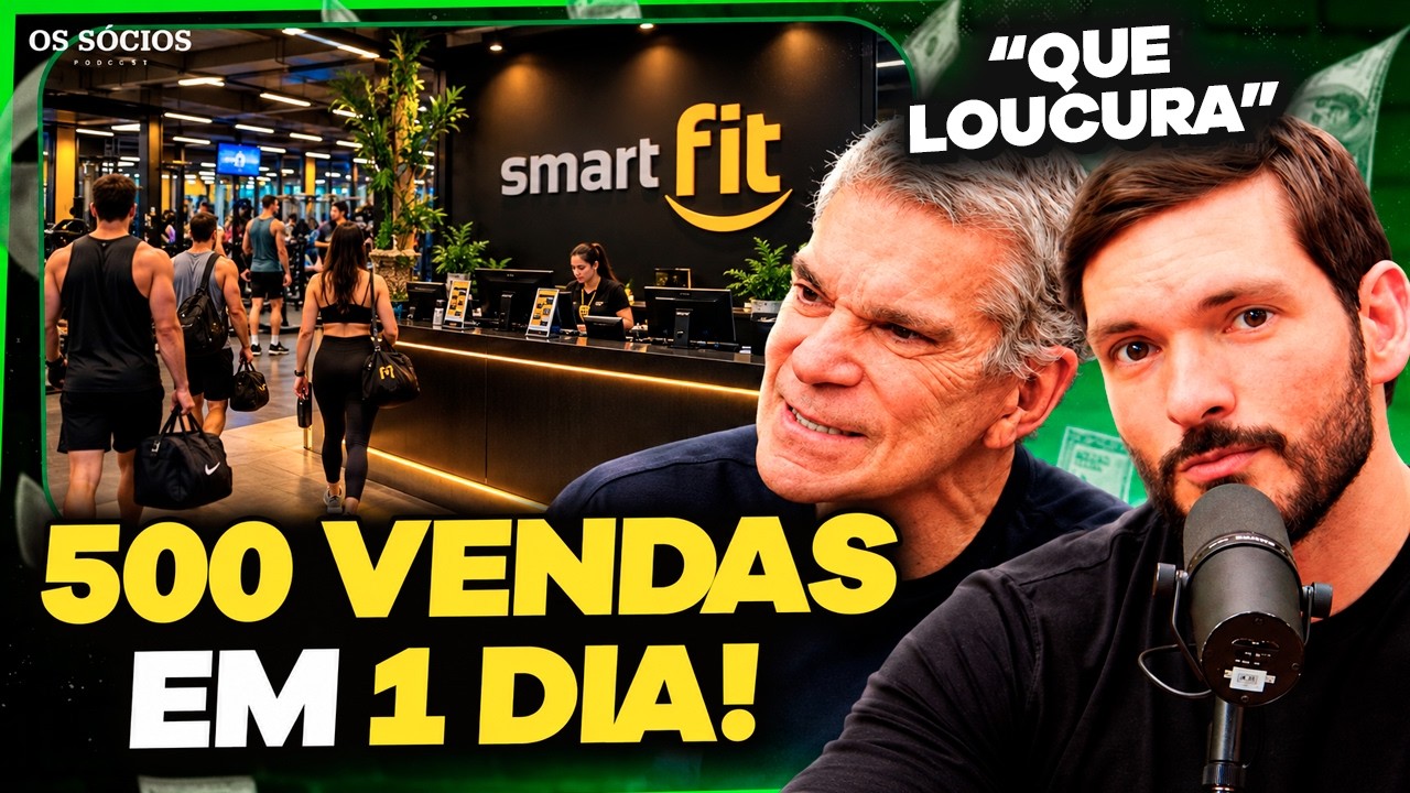 O SUCESSO DA PRIMEIRA UNIDADE DA SMART FIT (2400 alunos)
