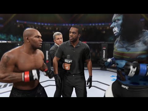 Mike Tyson vs. Sick Oni - EA Sports UFC 2 - Boxing Stars 🥊