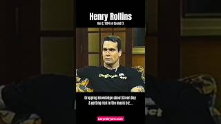 Henry Rollins Talks Green Day's Rise &amp; Getting Rich In The Music Biz With Karyn Bryant (Nov 2, 1994)