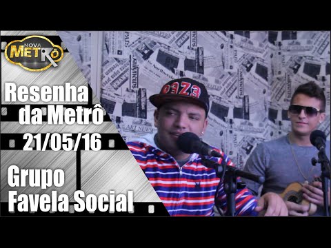 Resenha da Metrô entrevista o Grupo Favela Social - Rádio Nova Metrô