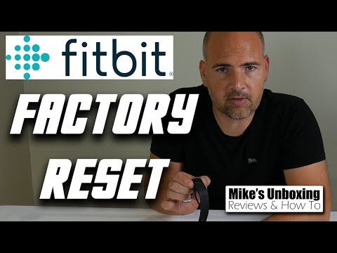Fitbit Charge & Charge HR 2 Factory Reset New Version