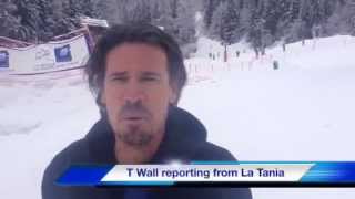 preview picture of video 'La Tania Snow Report 23 Mar 2014 latania.co.uk'