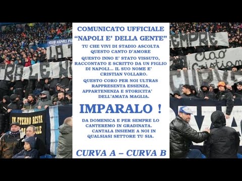 CORO ULTRAS NAPOLI 🙌 "Napoli è della gente" di Cristian Vollaro 💙 1 Agosto Pioveva, di domenica era!