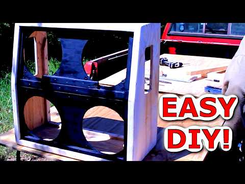 DIY 4x12 Angle Guitar Cab (EASY Oversize Marshall 1960A CLONE!)