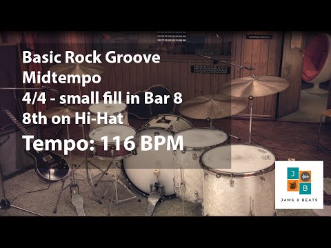 Basic Midtempo Rockgroove 116BPM