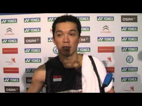 Indonesia badminton legend Taufik Hidayat - 2013 Yonex All England Open interview