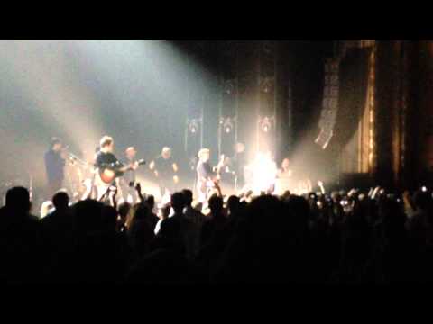 2014.04.16 - The National - Vanderlye Crybaby with drunk fan at Chicago Theater