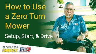 How to Drive a Zero Turn Mower — Setup, Start, & Drive Steps
