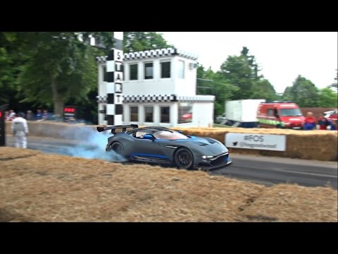 $2.3m Aston Martin Vulcan INSANE burnouts and V12 SOUND!!
