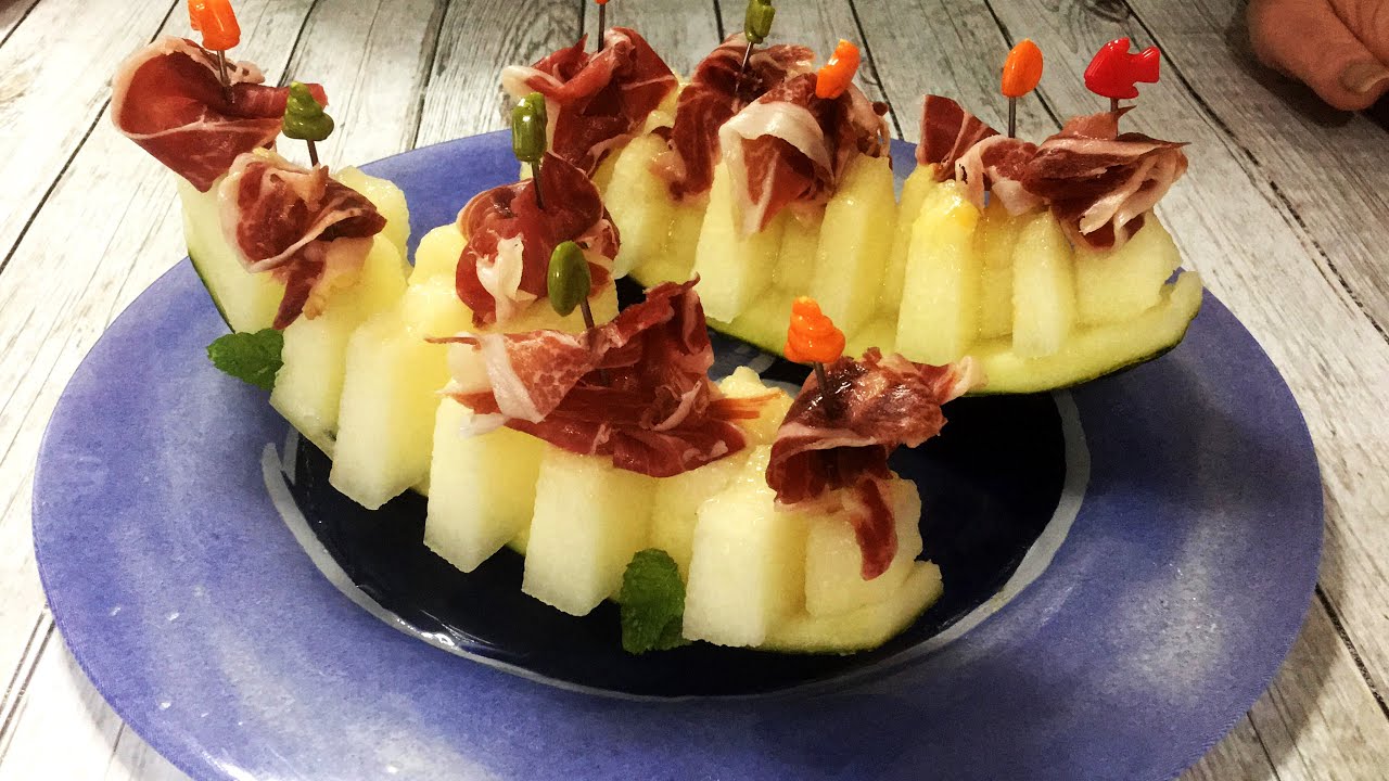 ENTRANTE DE MELÓN CON JAMÓN | INCOMING MELON WITH HAM