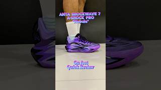 Download lagu ANTA SHOCKWAVE 7 A-SHOCK PRO “Nebula” On feet quick review #basketball  #antabasketball  #fyp mp3