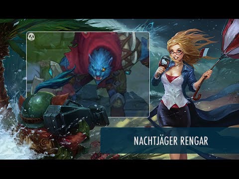 Nighthunter Rengar Skin Spotlight [Deutsch / German]