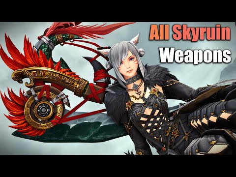 All Skyruin Weapons & Job Sets | 4K/UHD