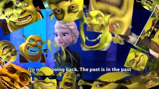 Let It Go but every time a word starts with &quot;s&quot; a new layer of Smash Mouth and Shrek appears!