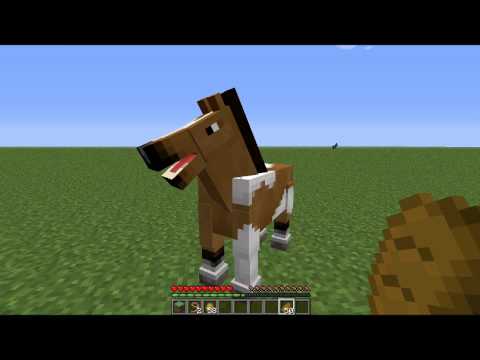 comment monter a cheval minecraft 1.8