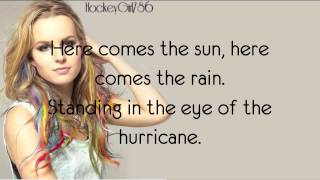 Hurricane- Bridgit Mendler (Official Lyrics)