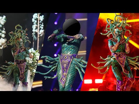 The Masked Singer - Medusa - All Performances and Reveal