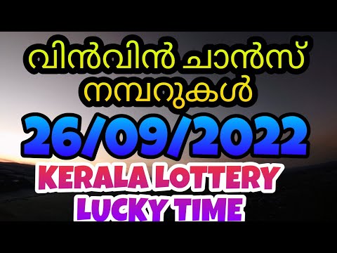 Monday winwin lottery guessing numbers Kerala lottery #keralalottery 26/09/22