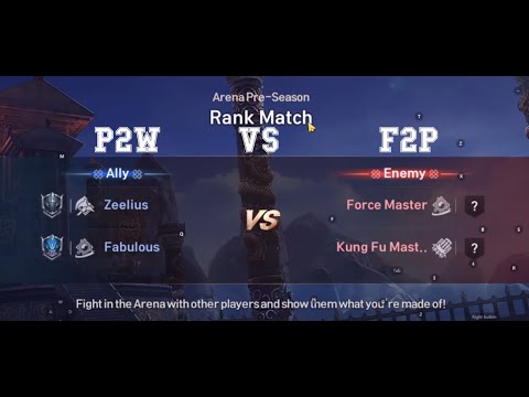 P2W vs F2P PvP Team 2v2 - Blade and Soul Revolution