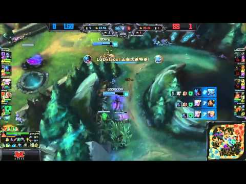 LGD GODV Diana VS Snakes U Ezreal Game 2 Highlights   2015 LPL Summer W8D2