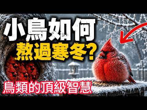 你以為鳥飛去南方了？不，牠們還在後院，只是換了一種活法#冬季鳥類 #鳥類過冬#自然科普