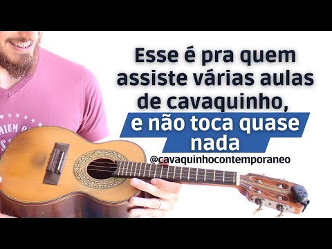 Esse é pra quem assiste várias aulas de cavaquinho, e no final não toca quase nada | Rafael Ciccone