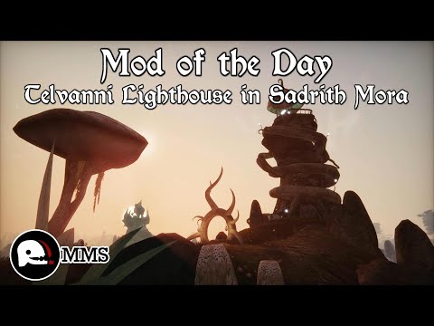 Morrowind Mod of the Day EP50 - Telvanni Lighthouse in Sadrith Mora Showcase