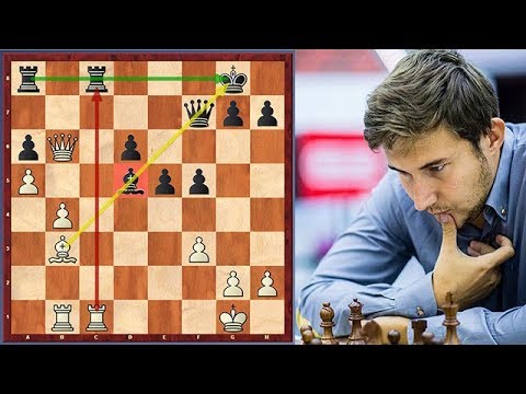 Just A Mind Blowing Combination By 13-Year Old Karjakin