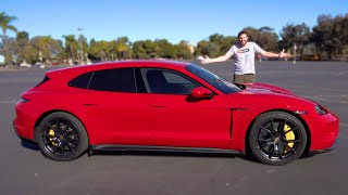 The 2025 Porsche Taycan GTS Sport Turismo Is the Coolest Electric Car