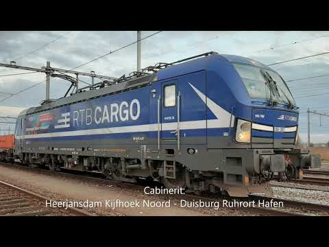 Cab ride train; Heerjansdam emplacement Kijfhoek Noord-Duisburg Ruhrort Hafen (20201115)